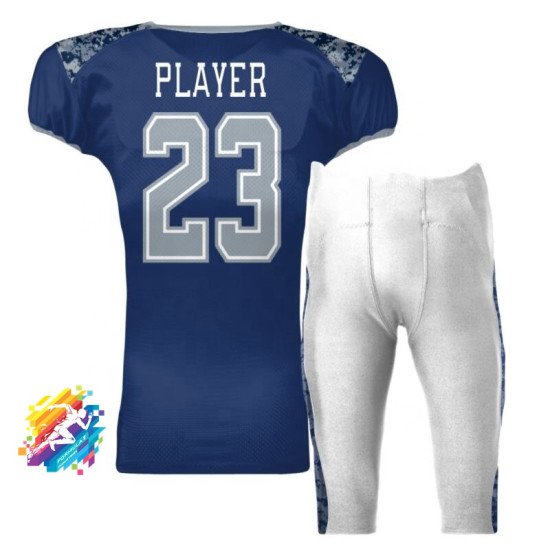 American Football Uniform Blue